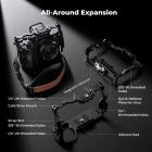 Full Camera Cage for Sony Alpha 7, Lightweight Aluminum Video Rig with Arca-Swiss Quick Release Base & Cold Shoe Mount