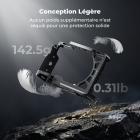 Cage complète pour appareil photo Sony Alpha 6500/6400/6300/6000, support vidéo léger en aluminium avec base à dégagement rapide Arca-Swiss et griffe porte-accessoires