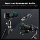 Cage complète pour appareil photo Sony Alpha 6500/6400/6300/6000, support vidéo léger en aluminium avec base à dégagement rapide Arca-Swiss et griffe porte-accessoires