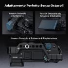 Gabbia completa per fotocamera Sony Alpha 6500/6400/6300/6000, rig video leggero in alluminio con base a sgancio rapido Arca-Swiss e attacco a slitta.