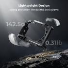 Full Camera Cage for Sony Alpha 6500/6400/6300/6000, Lightweight Aluminum Video Rig with Arca-Swiss Quick Release Base & Cold Shoe Mount