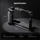 Cage complète pour Canon R50V, support vidéo léger en aluminium avec base à dégagement rapide Arca-Swiss et griffe porte-accessoires