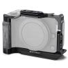 Gabbia completa per fotocamera Canon R50V, rig video leggero in alluminio con base a sgancio rapido Arca-Swiss e attacco a slitta.