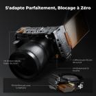 Cage complète pour Nikon ZR, support vidéo léger en aluminium avec base à dégagement rapide Arca-Swiss et griffe porte-accessoires