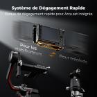 Cage complète pour Nikon ZR, support vidéo léger en aluminium avec base à dégagement rapide Arca-Swiss et griffe porte-accessoires