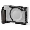 Gabbia completa per fotocamera Nikon ZR, rig video leggero in alluminio con base a sgancio rapido Arca-Swiss e attacco a slitta.