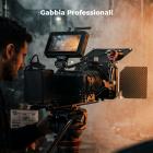 Gabbia completa per fotocamera Nikon ZR, rig video leggero in alluminio con base a sgancio rapido Arca-Swiss e attacco a slitta.