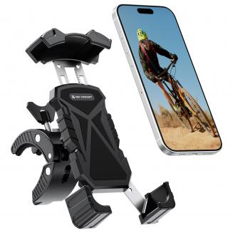 Motorcycle Phone Mount, Bike Phone Holder, 360° Adjustable & Quick Install Handlebar Clamp for 4.7" to 6.9" Phones K&F CONCEPT