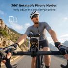 Motorcycle Phone Mount, Bike Phone Holder, 360° Adjustable & Quick Install Handlebar Clamp for 4.7" to 6.9" Phones K&F CONCEPT