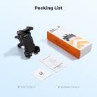 Motorcycle Phone Mount, Bike Phone Holder, 360° Adjustable & Quick Install Handlebar Clamp for 4.7" to 6.9" Phones K&F CONCEPT