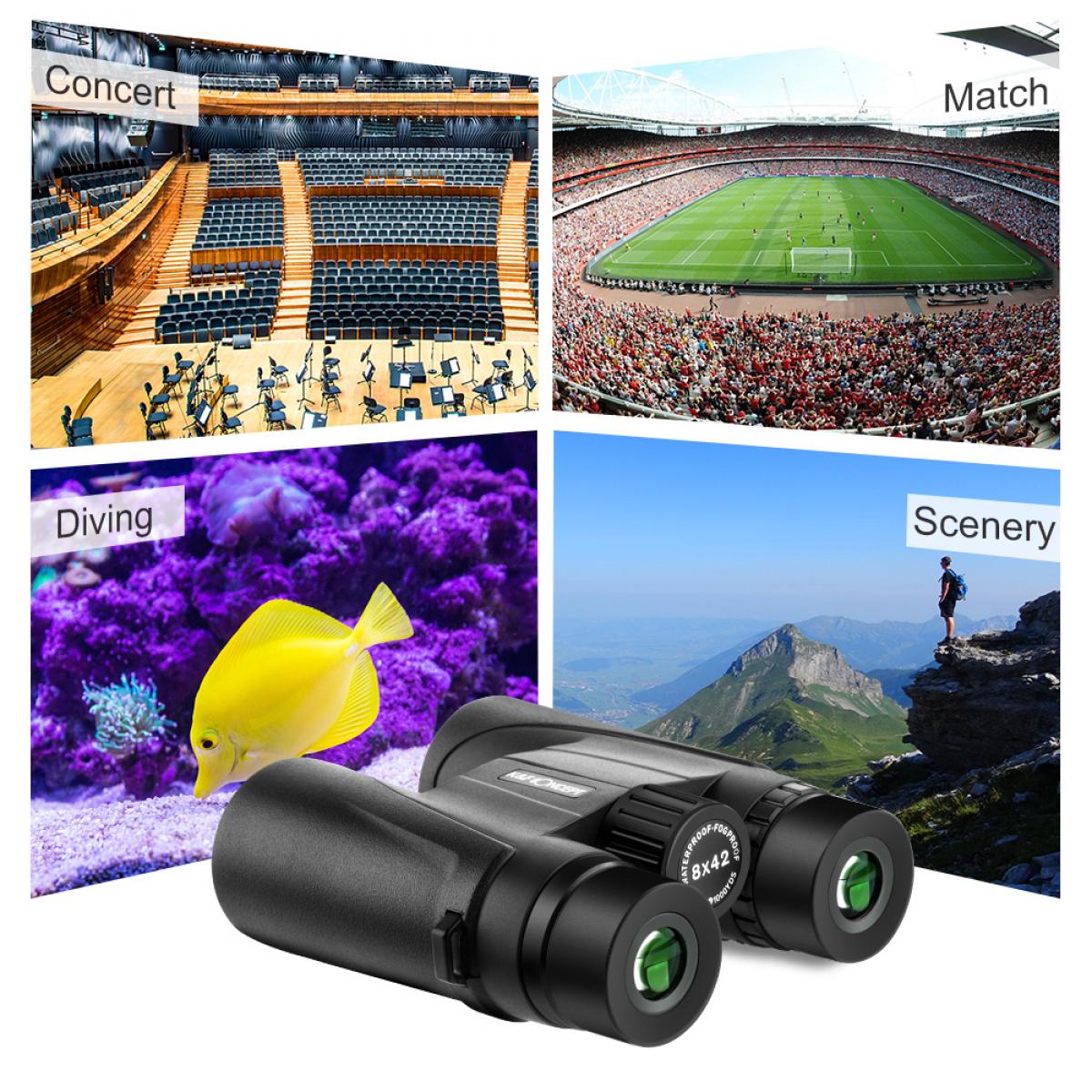 アウトドアウォッチング用8×42双眼鏡