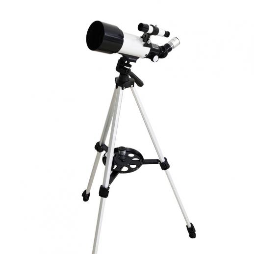 Focal Length 70mm Aperture Astronomical Telescope with Adjustable Tripod,Portable HD Monoculars for Adults Beginners and Children,High Magnification High Definition Night Vision,400mm f/5.7 White 