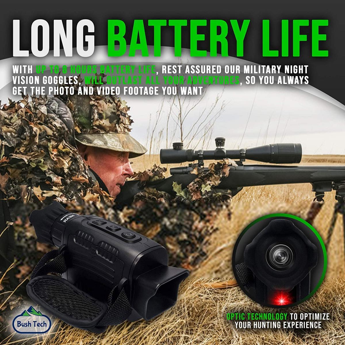 NV3185 Monocular night vision device, portable digital LCD infrared night vision device