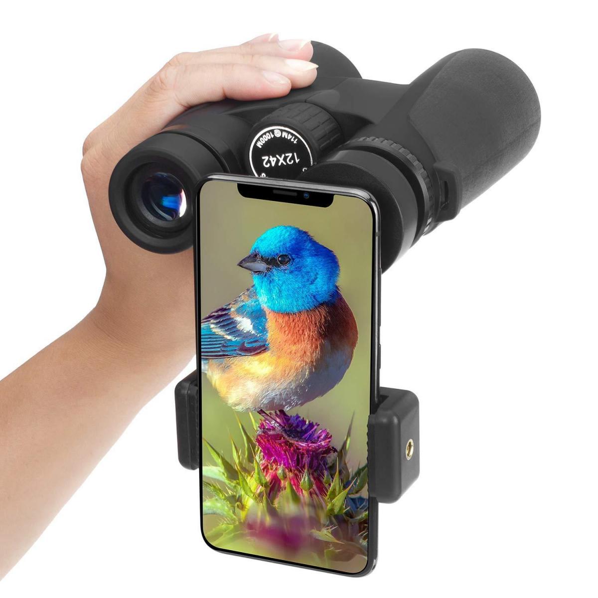 12x42 HD Binoculars for Adults Super Bright Binoculars with Large