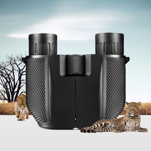 10x25 Mini Compact Foldable Pocket Binoculars for Travel Bird Watching HUTACT 