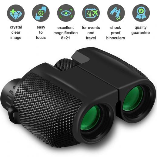 Fit For adults and kids Wenscha Compact Binoculars,10x25 Waterproof Folding High Powered Binoculars Great for Outdoor Hunting,bird watching,Traveling,Sightseeing 