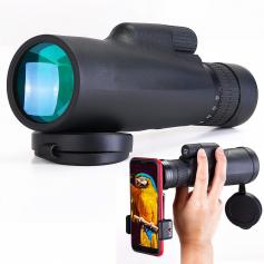 10-30x50 HD High Power Monocular Low Night Vision, Waterproof Zoom Monocular for Adults Bird Watching Hiking Traveling Concert Sport Game