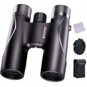 K&F Concept 12x32 Compact Binoculars for Kids and Adults, with BAK4 Prism, FMC Lens, IP65 Waterproof & Neck Strap for Bird Watching Hunting Travel Camping Stargazing