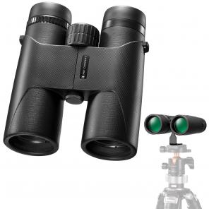 K&F Concept IP68 10 Meters Waterproof 10x42 Compact Binoculars for Kids and Adults, with Tripod Converter, BAK4 Prism, FMC Lens, Cleaning Cloth for Bird Watching Hunting Travel Camping Stargazing