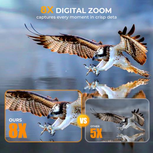 DEMi Night Vision 8x Digital Zoom Monocular – Photo & Video Recorder For Hunting/Outdoor