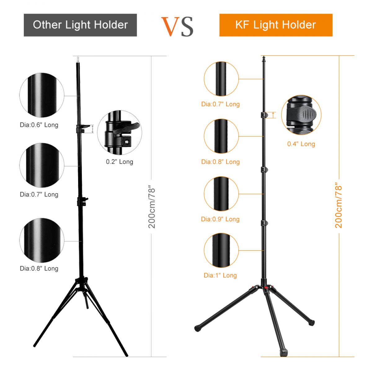 Relfectors, Softboxes, 조명, 우산, 배경 78.75인치 알루미늄 사진 / 비디오 삼각대 스탠드
