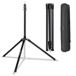 K&F Concept 86.6 inch/2.2m Light Stand with Storage Bag, Aluminium Photography Tripod for Reflectors, Softboxes, Flash, Strobe Lights, Umbrellas, Compact Lightweight Light Tripod