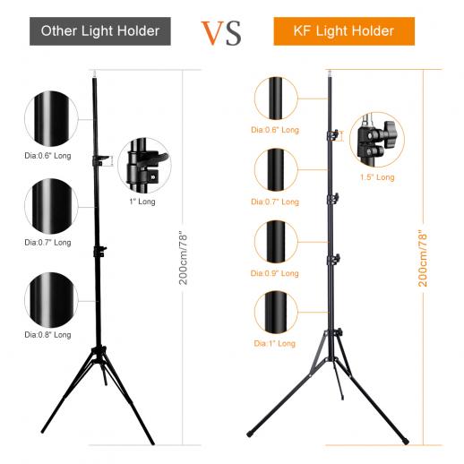 K&F Concept Photography Studio Stand Support for Photo Studio Lighting Flash 