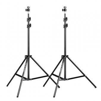 Heavy Duty Light Stand, Aluminium Photography Studio Light Stand, Adjustable Height with Maximum 86.6"/2.2m,for Photography/Studio/Youtube Video/Live Streaming 2 Pack