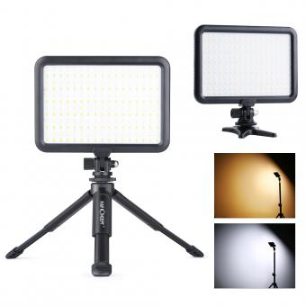 Camera Light LED Video Light Panel for Camera Camcorder Lighting in Studio or Outdoors 3200K to 5500K Variable Color Temperature