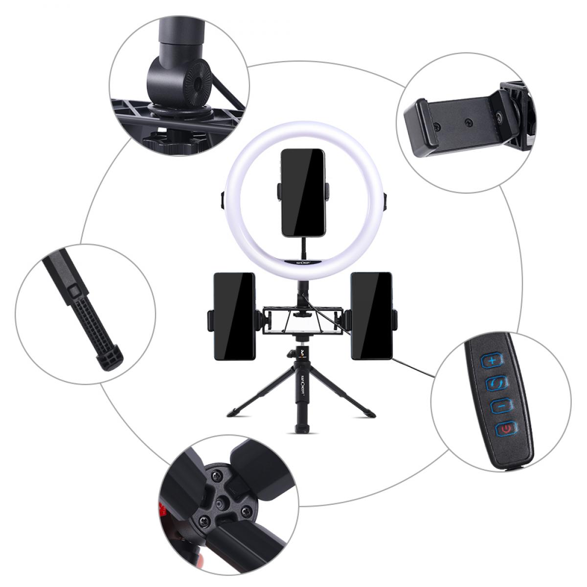 11'' Selfie Ring Light with Stand Phone Holder for Vlog Camera Video Smartphone YouTube Self-Portrait Makeup Shooting