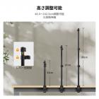 K&F CONCEPT 37～90cm Cクランプデスクトップスタンド（ボールヘッド、ライトスタンドアダプター、スマートフォンホルダー付き）、カメラ、LEDライト、スマートフォンに対応、ビデオ録画、ライブストリーミングに最適
