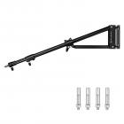 K&F CONCEPT 51.18"/130cm Wall-Mounted Triangle Boom Arm – 180° Adjustable for Ring Lights, Video Lighting, Cameras, and Softboxes
