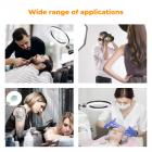 K&F CONCEPT 70,87"/180 cm Braço triangular de parede – 180° ajustável para luzes circulares, iluminação de vídeo, câmeras e softboxes