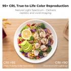 K&F CONCEPT RGB Video Light: 5000mAh Portable Camera Light, 360° Full Color LED Panel (2700-7500K, CRI 95+) for YouTube & Vlogging