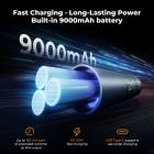 K&F CONCEPT SP25C 25W RGB Photography Flashlight with 20 Gobos & 4 Colors, 9000mAh Portable Zoomable Video Spotlight, 4000 Lux Studio Light for Portrait, Video Recording & Content Creation, Gray