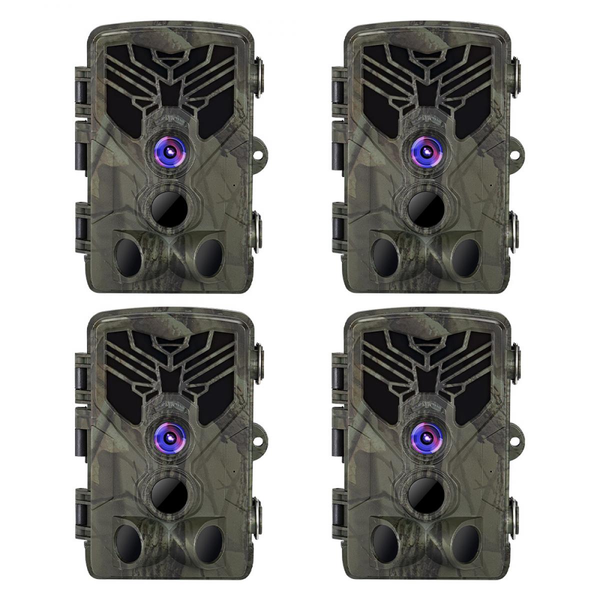 4PCS HC-810A 2.7K 24MP HD Trail Camera KENTFAITH