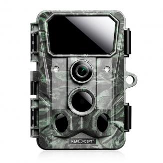 4K 30MP Trail Camera WiFi Game Camera 120 ° Angle Game Camera 0.3s Trigger Clear Night Vision, com 850nm 36 luzes infravermelhas 65 pés, IP65 Water Wildlife Camera (verde)