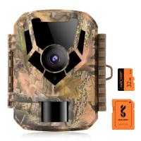 DL201 16MP 1080P Trail Camera with 32GB SD Card 0.4s Trigger Time HD Outdoor Waterproof Game Camera Infrared Night Vision
