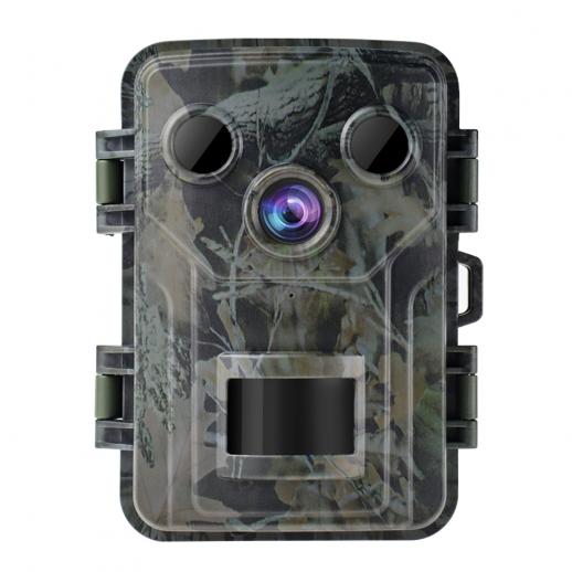 M1 mini off-road game camera 16MP 1080P, night vision waterproof hunting camera with 120° wide-angle motion advanced sensor view 0.2 second trigger time 2.0 inch LCD for wildlife monitoring