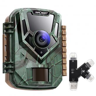 Hunting Trail Camera 20MP 1080p IR Infrared Farm Warehouse Security+16GB+3xBelts 