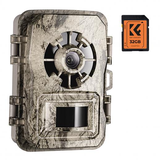 24MP 1296P Hunting Camera with 2” Screen With 32G Memory Card Deadwood