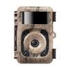4K Hunting Camera 32MP WiFi Bluetooth Game Camera 120° Detection Angle Starlight Night Vision with 0.2S Trigger IP66 Waterproof Hunting Camera for Wildlife Monitoring Bark