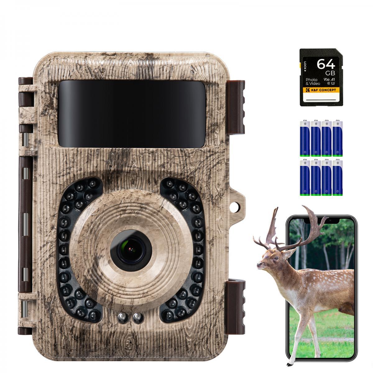 Bluetooth Trail Camera 4K WiFi K&F Concept KENTFAITH