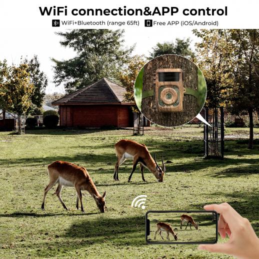 WiFi - Trail Cameras Concept Trail 48MP Bluetooth 4K | K&F Camera KENTFAITH