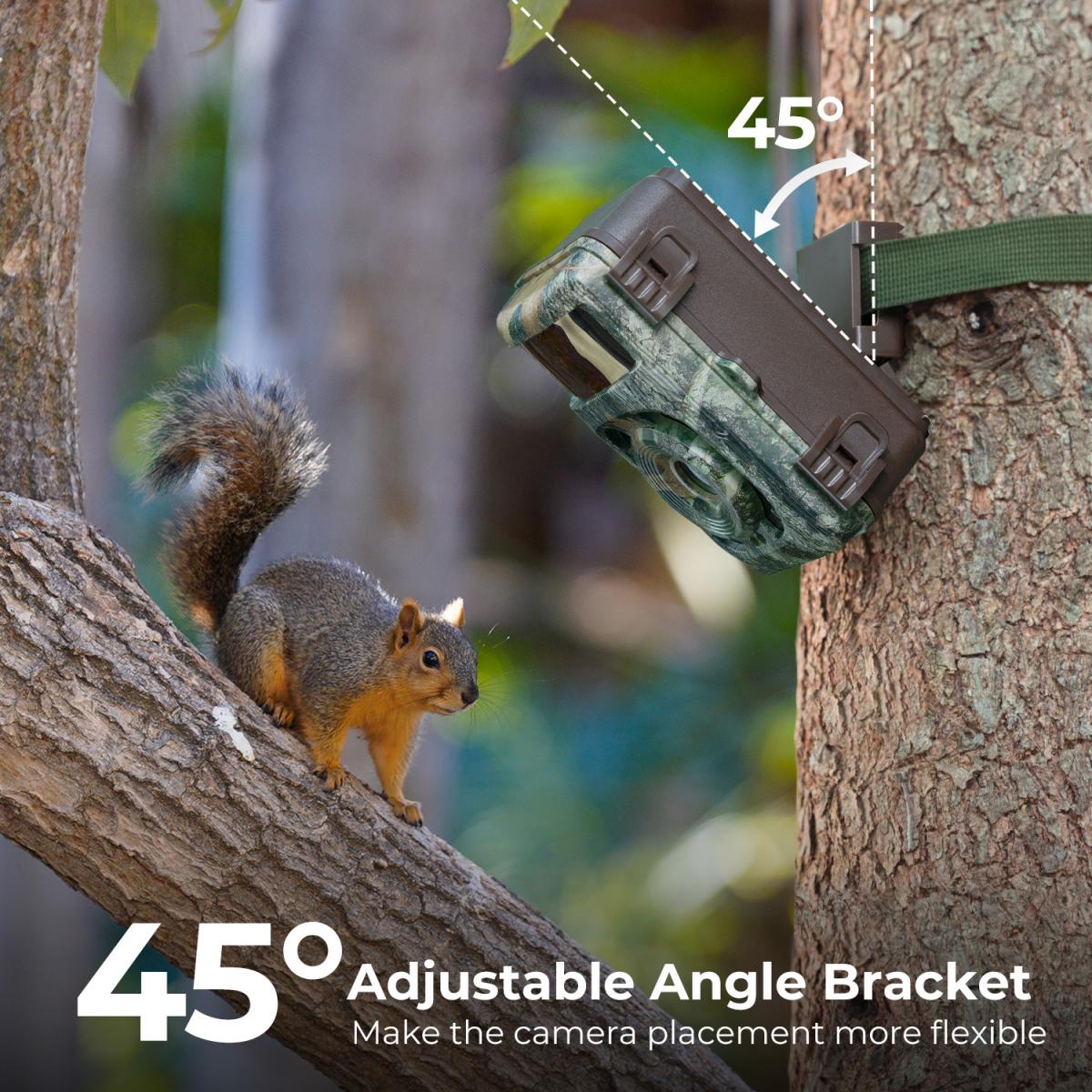 Motion Sensor Trail Camera 4K 48MP Ultra HD KENTFAITH