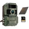 K&F Concept 4K 48MP Trail Camera 3W Solar Power Non-Stop, with 6000mAh Rechargeable Battery & 64G SD Card