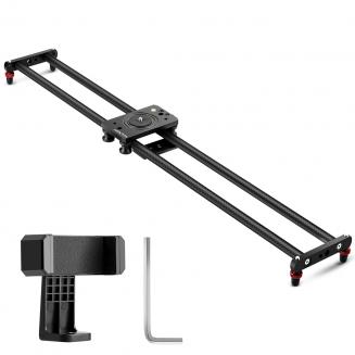 Câmera Tripé Slider 60cm Carbon