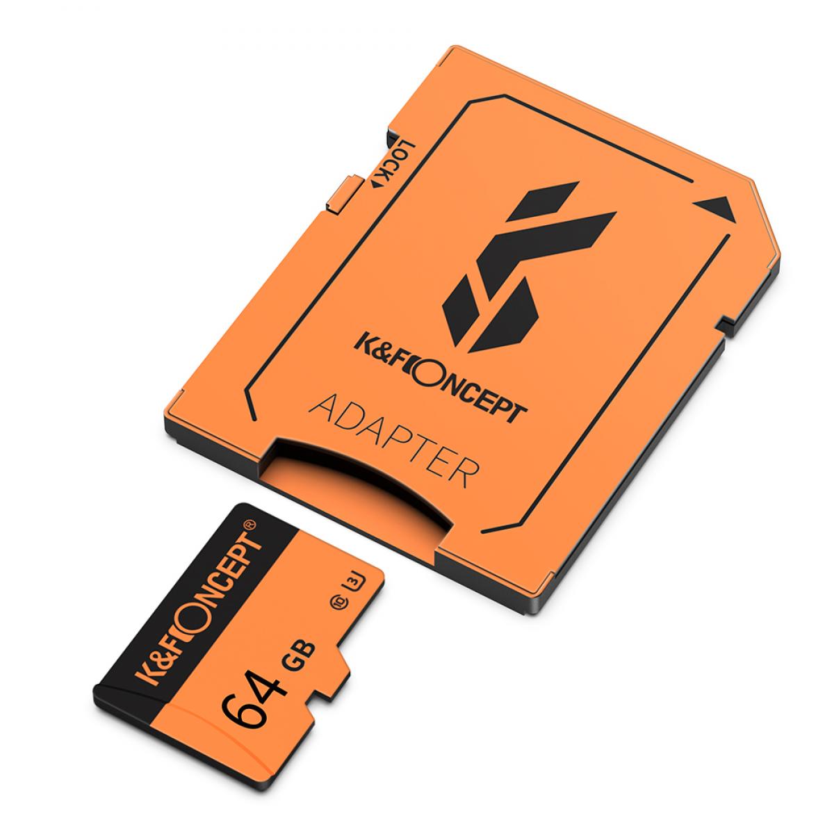 Cartão de memória 64G micro SD + tamanho completo