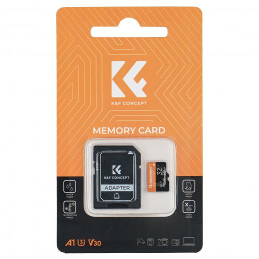 K&F Concept Carte Mémoire MicroDrive Micro SD UHS-I 128 Go - K&F Concept
