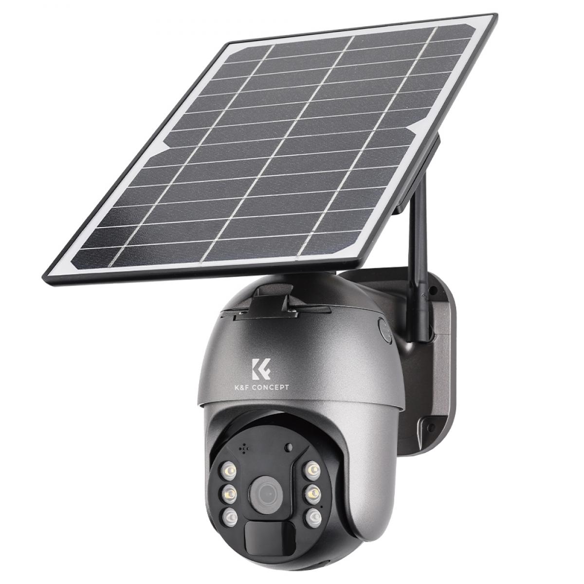 Outdoor 4G Solar Security Cameras Micro Power 50 mA - Black